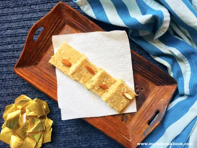 Rava-Coconut Burfi